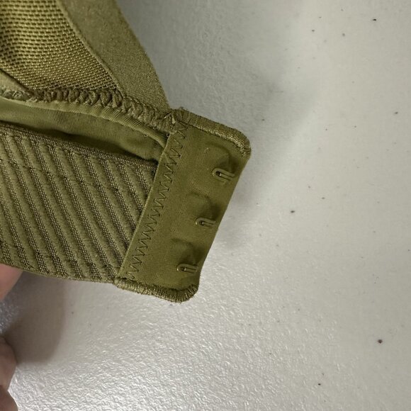 Athleta Advance Sprint Sports Bra Size 36D Arboretum Olive Green - Picture 4 of 7